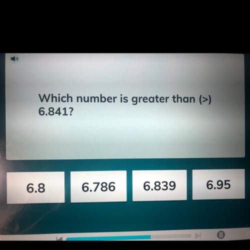 Which number is greater than (&gt; ) 6.841?