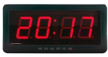 Look at the image, read, and select the correct option. (digital clock showing military time) ¿qué h