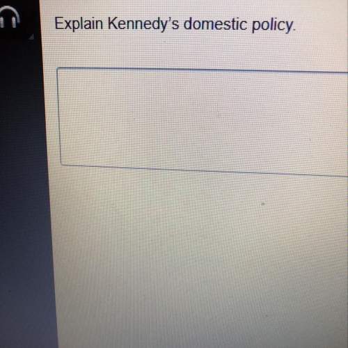 Me explain kennedy’s domestic policy