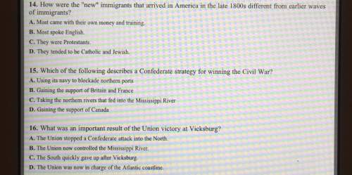 14. how were the "new" immigrants that arrived in america in the late 1800s different from earlier w