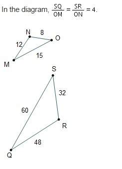 To prove that the triangles are similar by the sss similarity theorem, which other sides or angles s