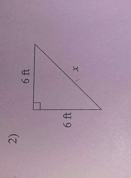 Find the missing side of each triangle. leave your answer in simplest radical form.