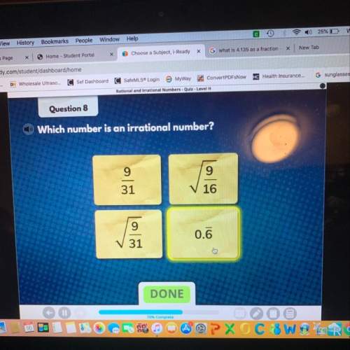 Which number is a irrational number