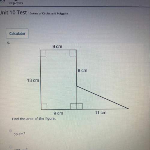 Find the area of the figure  50cm^2 127cm^2 144.5cm^2 172cm^2