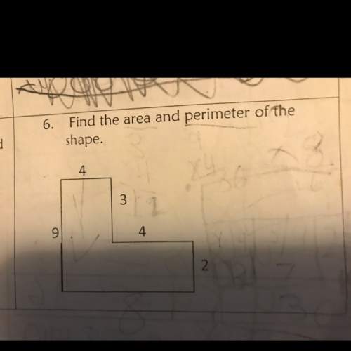 What is the answer to the area question