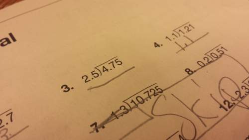 Dividing a decimal by a decimal 2.5÷4.75
