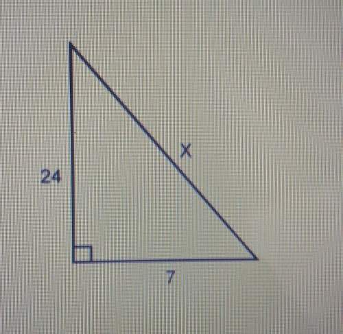 What is the value of x? enter your answer in the box.x=