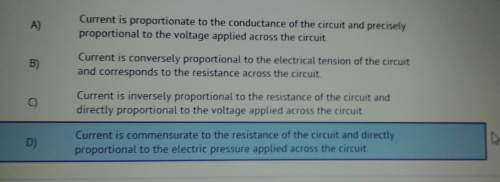 Current flowing in a circuit depends on two variables. identify these variables and thier relationsh