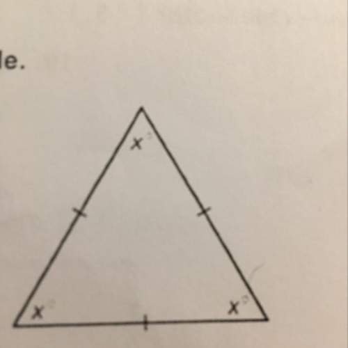 Find the value of x. then classify the triangle