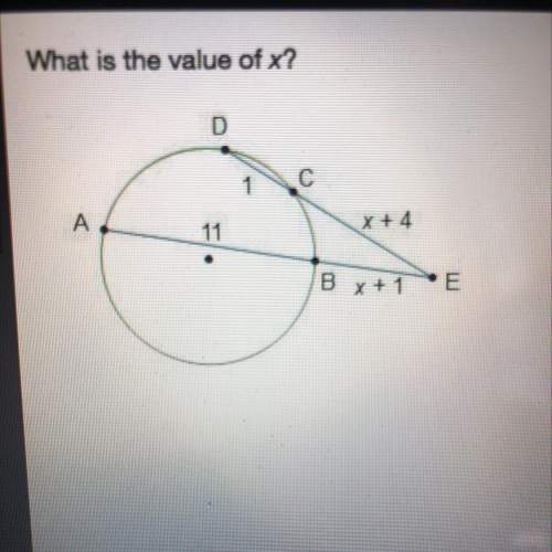 What is the value of x? any would be great: )