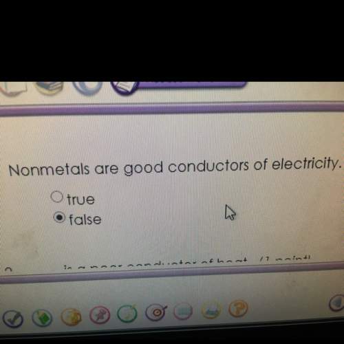 Nonmetals are good conductors of electricity true or false