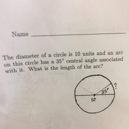 Whats the answer? well the length of the arc