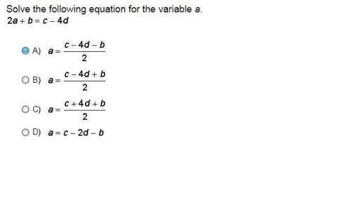 Solve the following equation for the variable a.