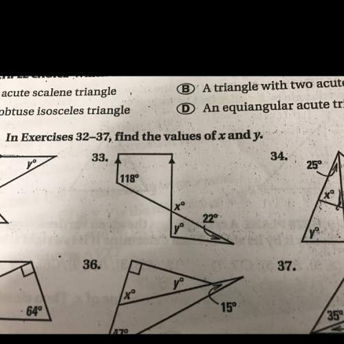 How do you find x and y of triangles.