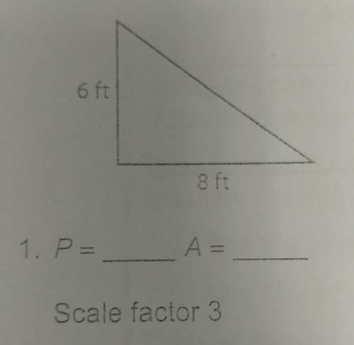 Find the perimeter and area of the figures of 6ft and 8ft?