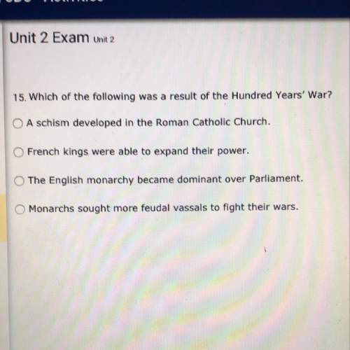 Which of the following was a result of the hundred years war?