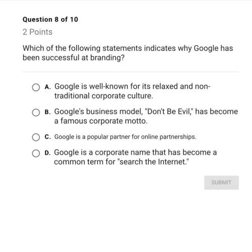 Which of the following statement indicates why google has been successful at branding