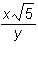 Which expression is equivalent to assume x &gt; 0 and y 0.