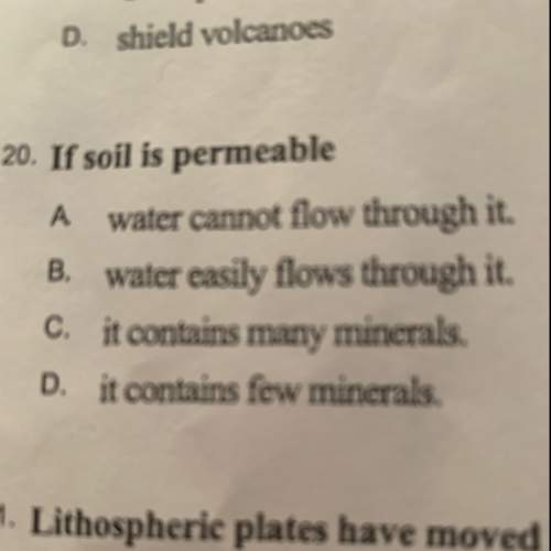 If soil is permeable it can what?