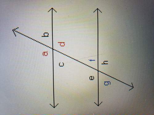 Which pair of angles are vertical &lt; a and