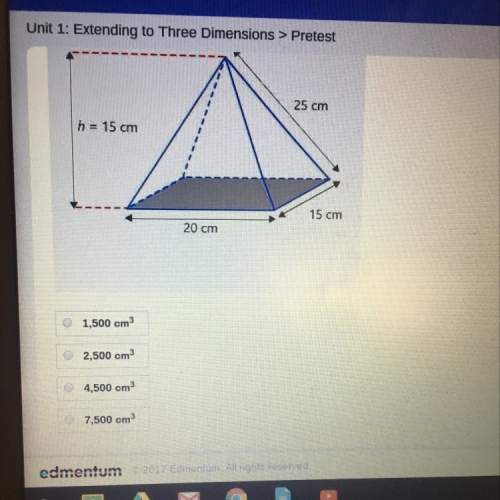 What is the volume of the pyramid in the diagram.