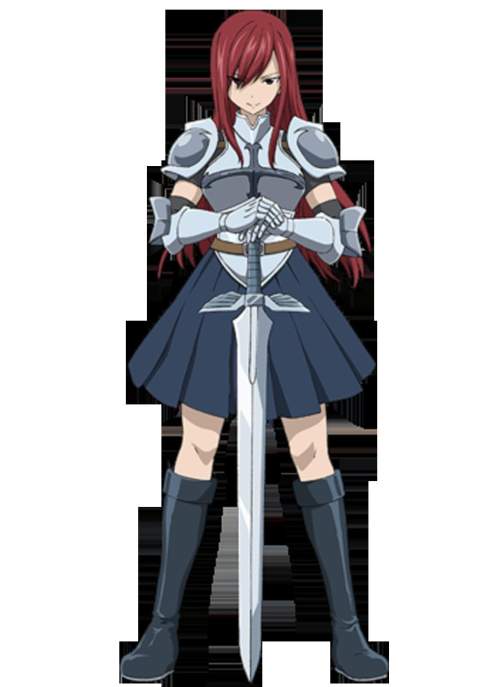 Which fairy tail character is this?  a.) lucy b.) mirajane c.) erza