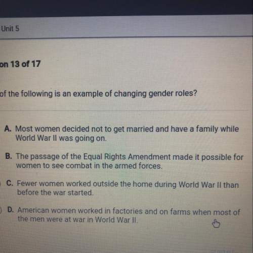 Which of the following is an example of changing gender roles?