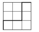 The large square above has area 9 and is divided into 9 smaller squares of equal area. what is