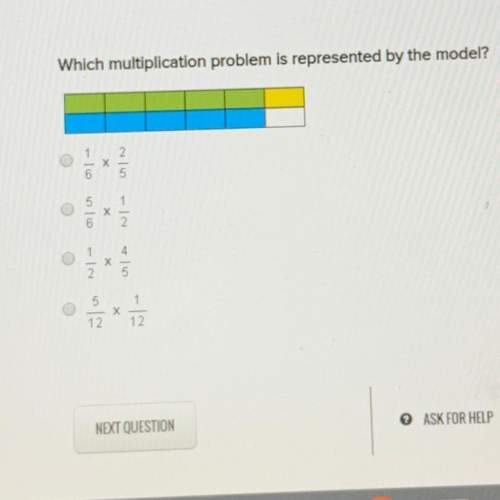 Which multiplication problem is represented by the model