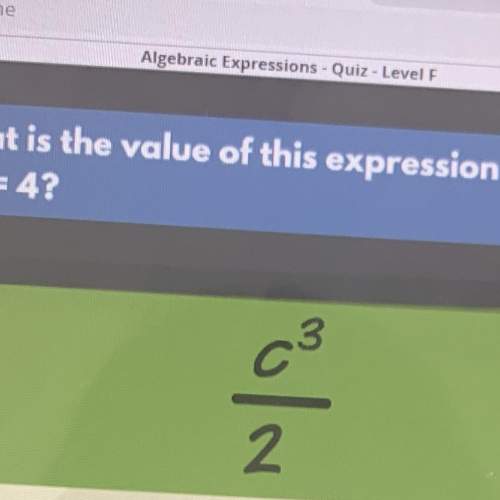 What is the value of this expression if c=4