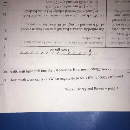 For problem 21., are kw the force and how do i solve it?