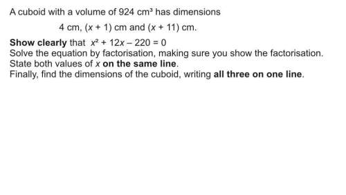Maths question involving geometry and factorising.