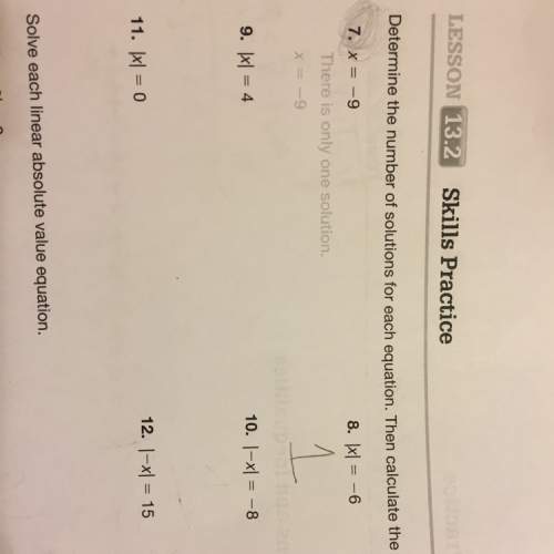 Determine the number of solutions for each equation