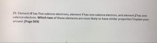Element x has five valence electrons element why has one valance electron an element z has one valan