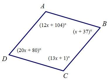 Analyze the diagram below and complete the instructions that follow. find the measure of