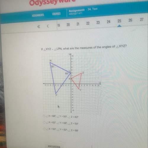 If axyz - alpn, what are the measures of the angles of axyz?  -109 -8-7-6 5