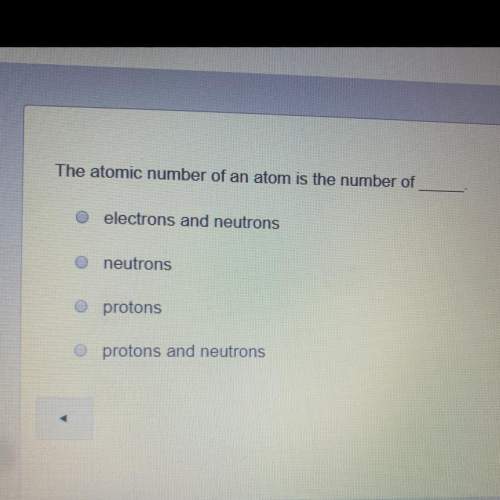 The atomic number of an atom is the number of