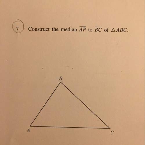 How to do this? construct the median ap to bc of ∠abc