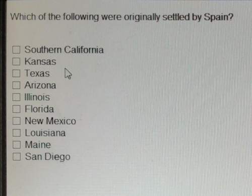 What places were originally settled by spain