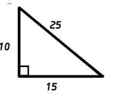Thomas says the following is a right triangle. is he correct? justify your answer. (4 points)