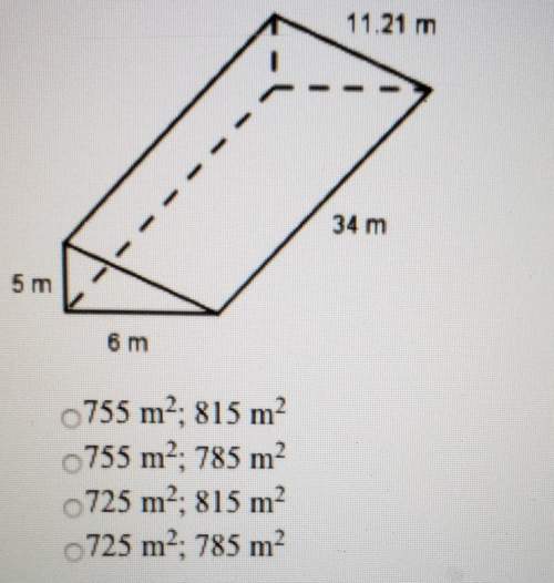 33.use formulas to find the lateral area and surface area of the given prism round your answer to th