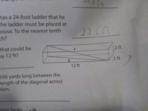 What is the longest flagpole ( in whole feet) that could be shipped in a box that measures 2ft by 2