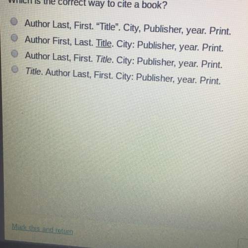 Which is the correct way to cite a book?