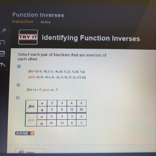 Select each pair of functions that are inverses of each other