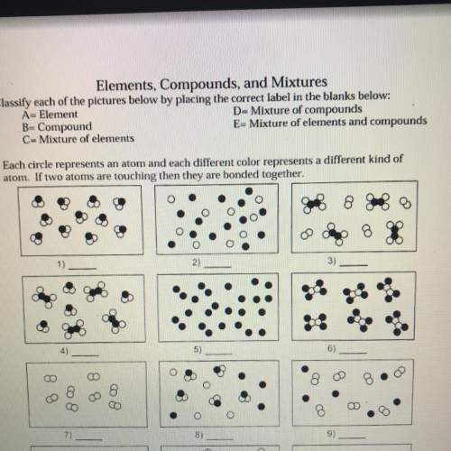 10  classify each as either  élément compound mixture of elements mixt