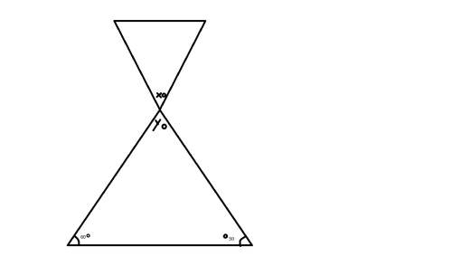 (05.02)find the measure of angle x in the figure below: