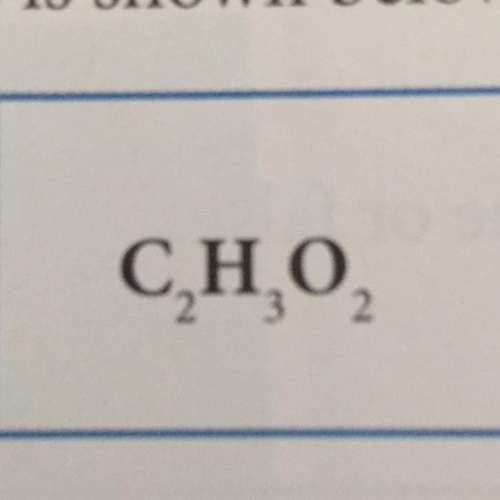 How many atoms of carbon are im one molecule of acetate a. 1 b. 2  c. 3  d.