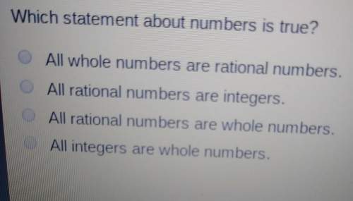 Which statement about numbers is true