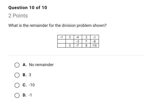 What is the remainder for the division problem shown?