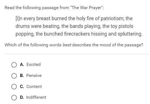 Read the following passage from "the war prayer":